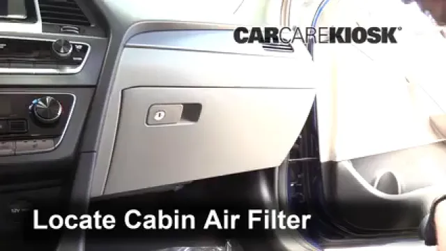 2019 Hyundai Sonata Sport 2.4L 4 Cyl. Air Filter (Cabin) Replace